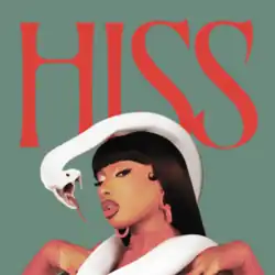 Обложка сингла Megan Thee Stallion «Hiss» (2024)