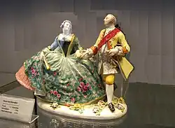 Танцоры. Дама и кавалер. 1744