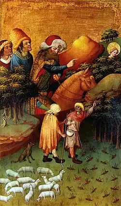 «Алтарь св. Варвары», фрагмент «Чудо с саранчой»