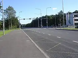 Перекрёсток улиц Меривялья и Мяхе