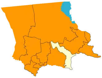 Меркенский район на карте