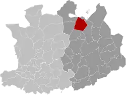 Расположение муниципалитета на карте провинции