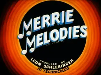 Заставка к Merrie Melodies 1938 года.