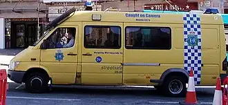 CCTV-фургон в Мерсисайде, Великобритания