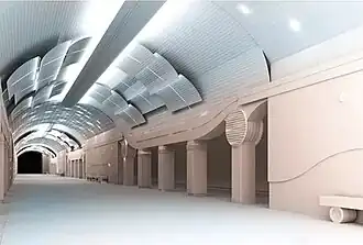 Рендер предполагаемого вида станции