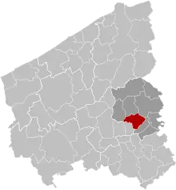 Расположение муниципалитета на карте провинции