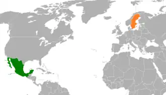 Мексика и Швеция