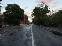 Вид от порта