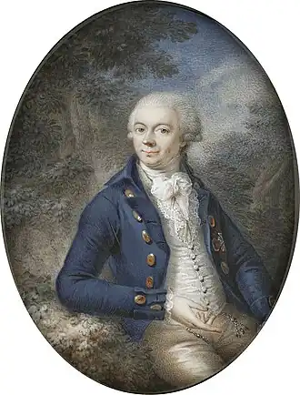 Портрет Михаила Виельгорского  (художник Августин Христиан Ритт; 1790 год)