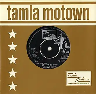 Обложка сингла Майкла Джексона «Got to Be There» (1971)