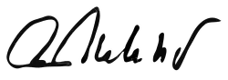 Изображение автографа