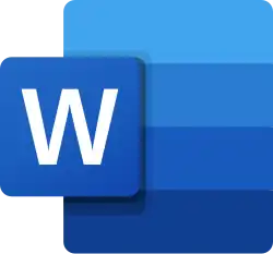 Логотип программы Microsoft Word