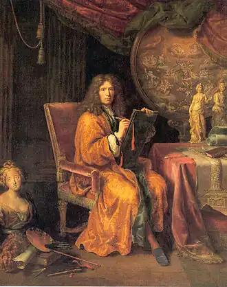 Автопортрет. Около 1690Холст, масло. 235 × 188 смЛувр, Париж