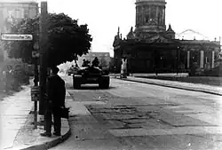 Выдвижение 3-го тб 68-го гв. тп на исходные позиции.1961 Берлин.