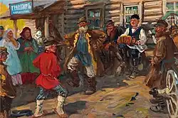 Праздник (перед трактиром).