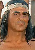 Миливойе Попович-Мавид в роли Инчу-Чуна в фильме " Виннету"