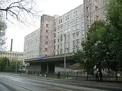 Снесённое здание Института путей, строительства и сооружений РУТ (МИИТ)