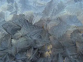 Кристаллы льда (снег, иней и пр.)