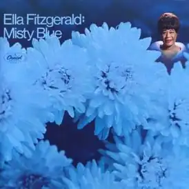 Обложка альбома Эллы Фицджеральд «Misty Blue» (1968)