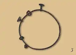 Гривна с подвесками в виде молоточков Тора, Гнёздово