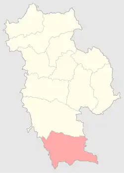 Гомельский уезд на карте