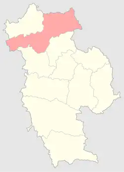 Оршанский уезд на карте