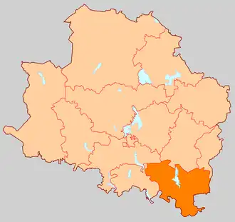 Молдинское сельское поселение на карте