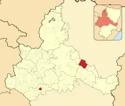 Расположение муниципалитета на карте провинции