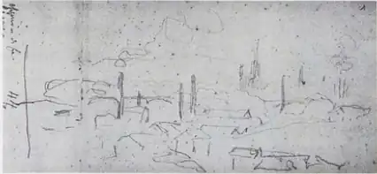 D160. Набросок для картины W1315a