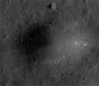 Снимок зонда Lunar Reconnaissance Orbiter.