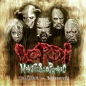Обложка альбома Lordi «Monstereophonic – Theaterror vs. Demonarchy» (2016)