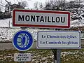 Знак на въезде в Монтайу