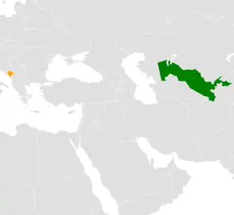 Узбекистан и Черногория