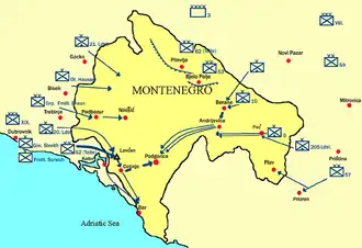 Карта ведения боевых действий