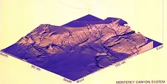 NOAA 3-D изображение каньона