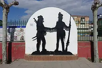 Памятник в честь битвы при Осонилле в Тарделькуэнде