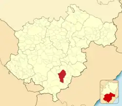 Расположение муниципалитета на карте провинции