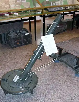 миномёт в музее в Тренто