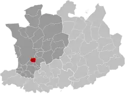 Расположение муниципалитета на карте провинции