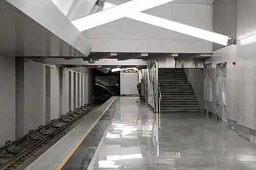 Платформа и лестница