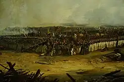 Фрагмент Бородинской панорамы