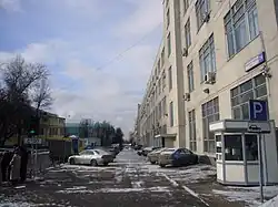 Улица Ленинская Слобода у дома № 26