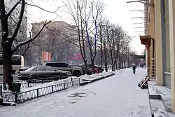 Щербаковская улица зимой