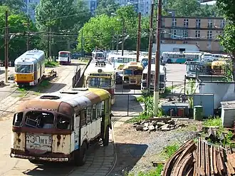 Экспонаты музея на ТРЗ (2005)