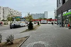 Корабельная улица у дома 6, вид в сторону Коломенской улицы