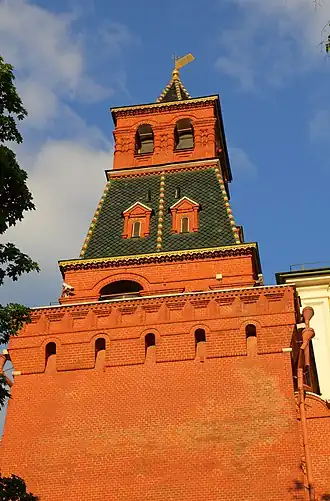 Вид Комендантской башни, 2012 год