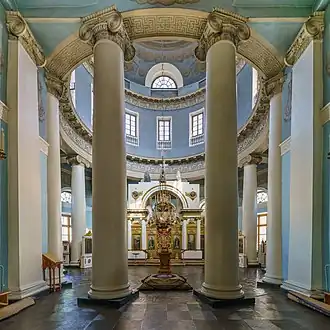 Вид на алтарную часть церкви