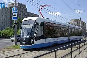 71-931М «Витязь-М»  с изменённой передней маской, маршрут № 36