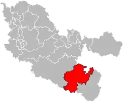 Сарбур на карте