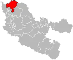 Йюс на карте